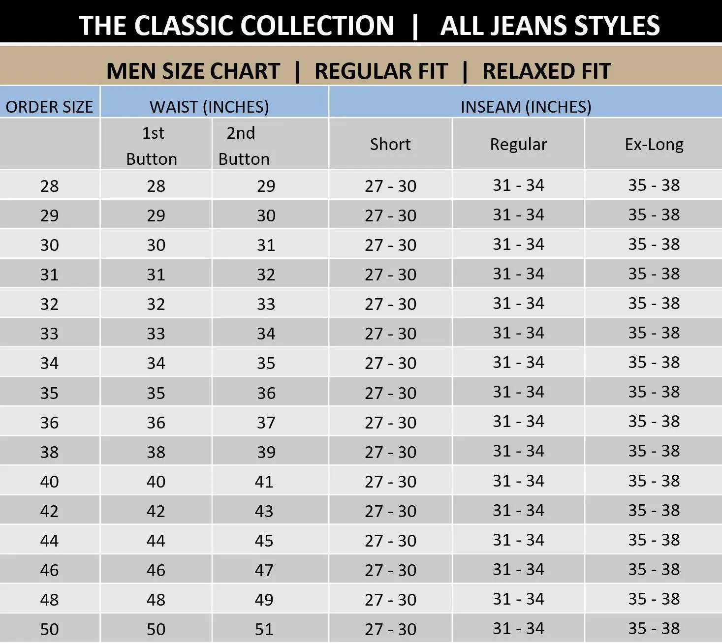 Classic 2 Big & Tall Straight Regular Fit Jean - Autumn Blue