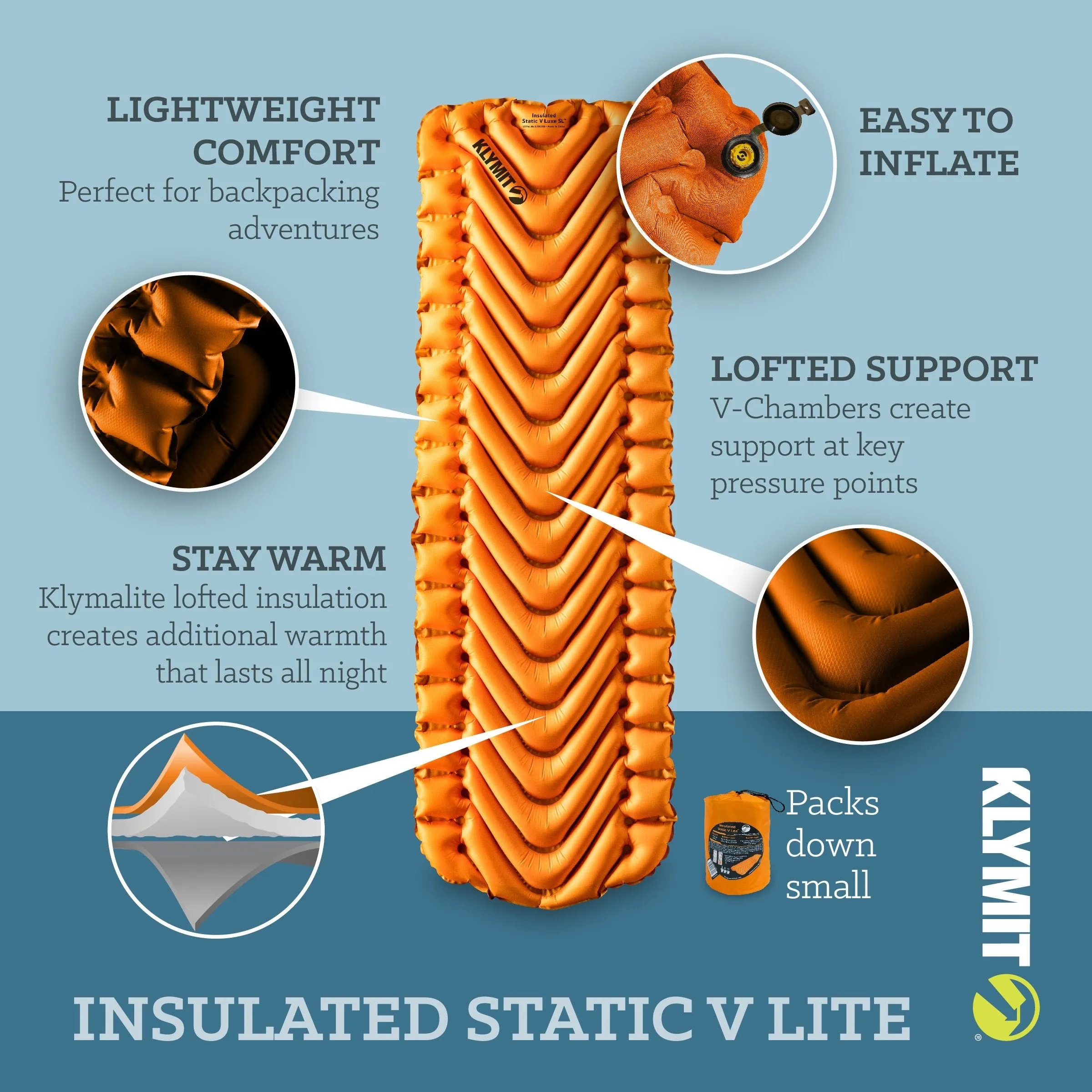 Insulated Static V Lite Sleeping Pad