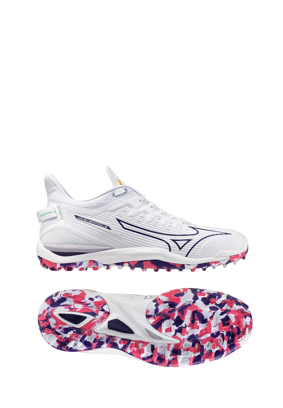 Mizuno Wave Leopardus - White/Violet Indigo/Camellia Rose