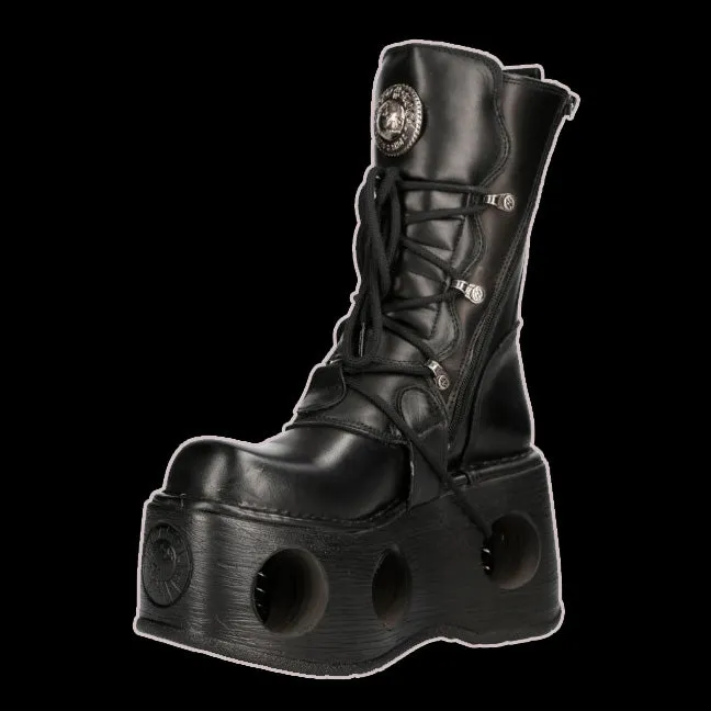 New Rock - ReCoil 4 Buckle Spring Platform Boot
