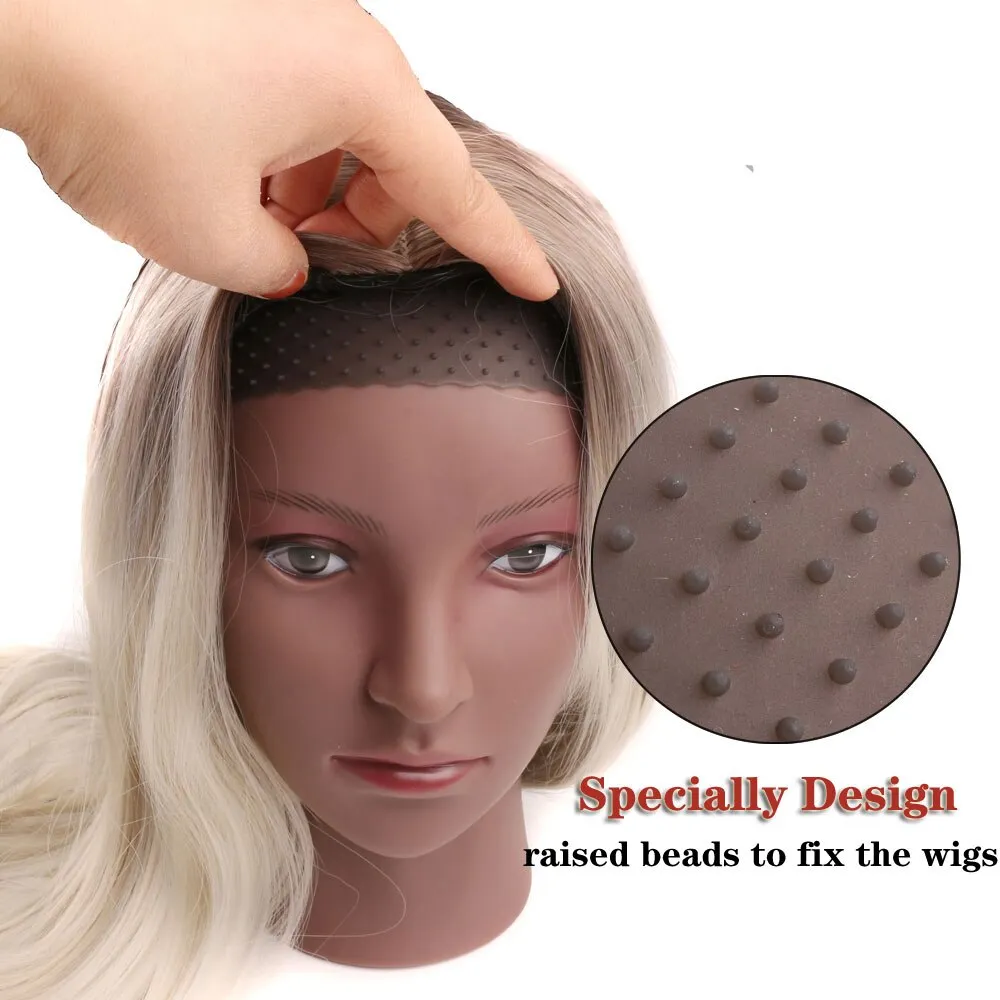 Non Slip Wig Grip Headband Transparent Silicone