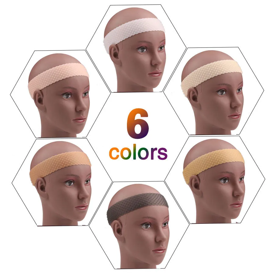 Non Slip Wig Grip Headband Transparent Silicone