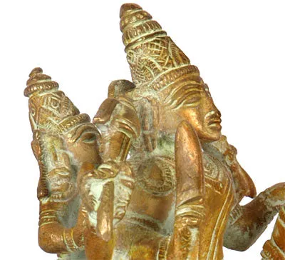 Shiva Parvati on Horse