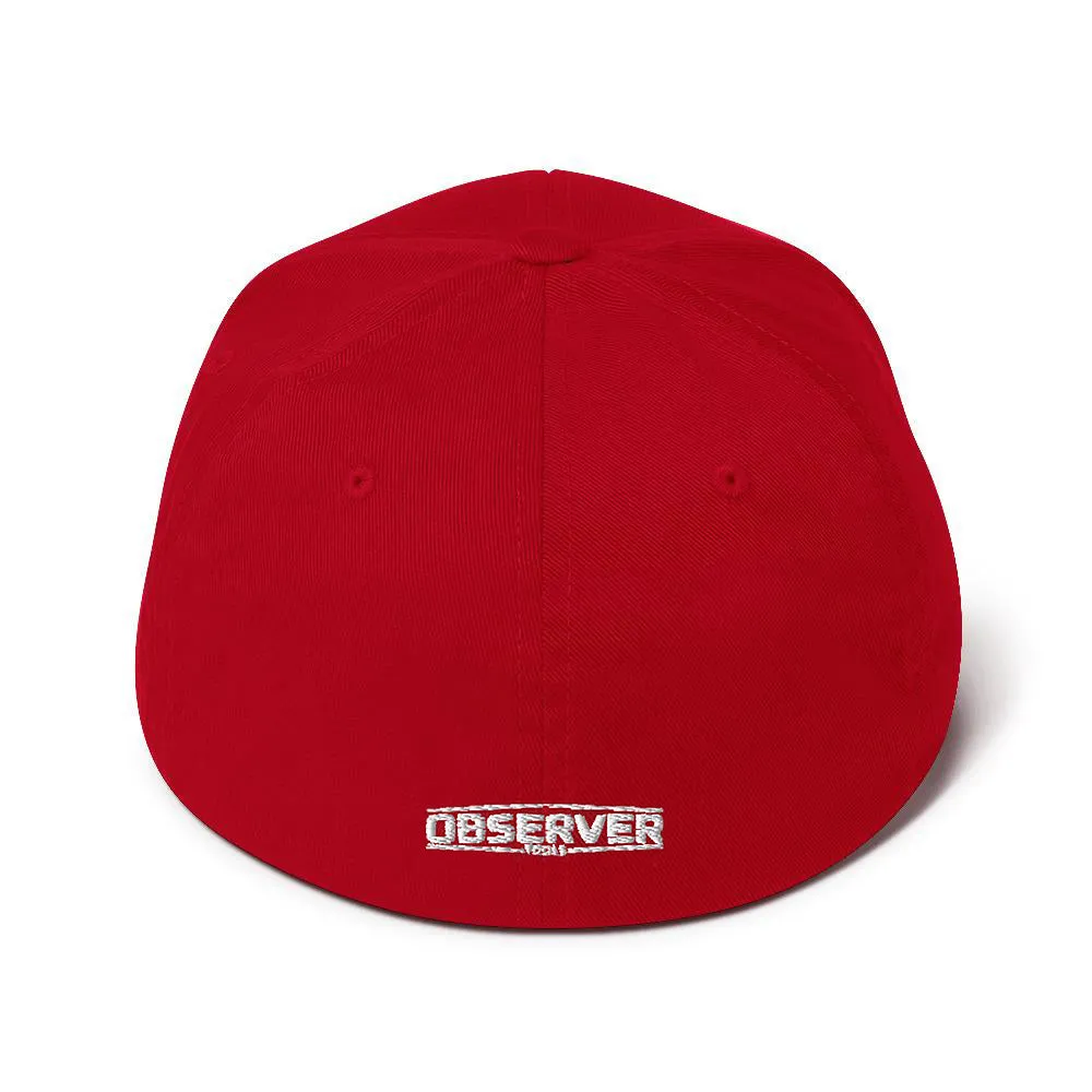 Structured Twill Cap - White Embroidered Logo