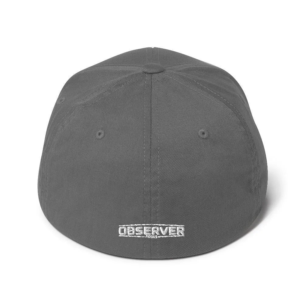 Structured Twill Cap - White Embroidered Logo