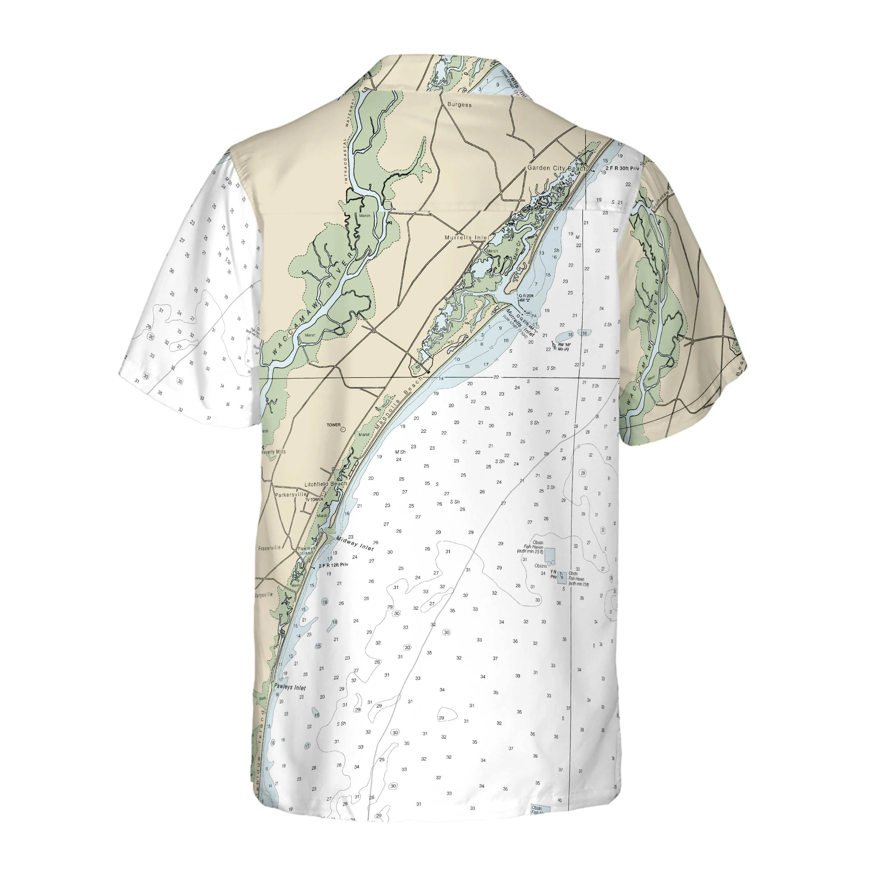 The Murrells Inlet Coconut Button Camp Shirt