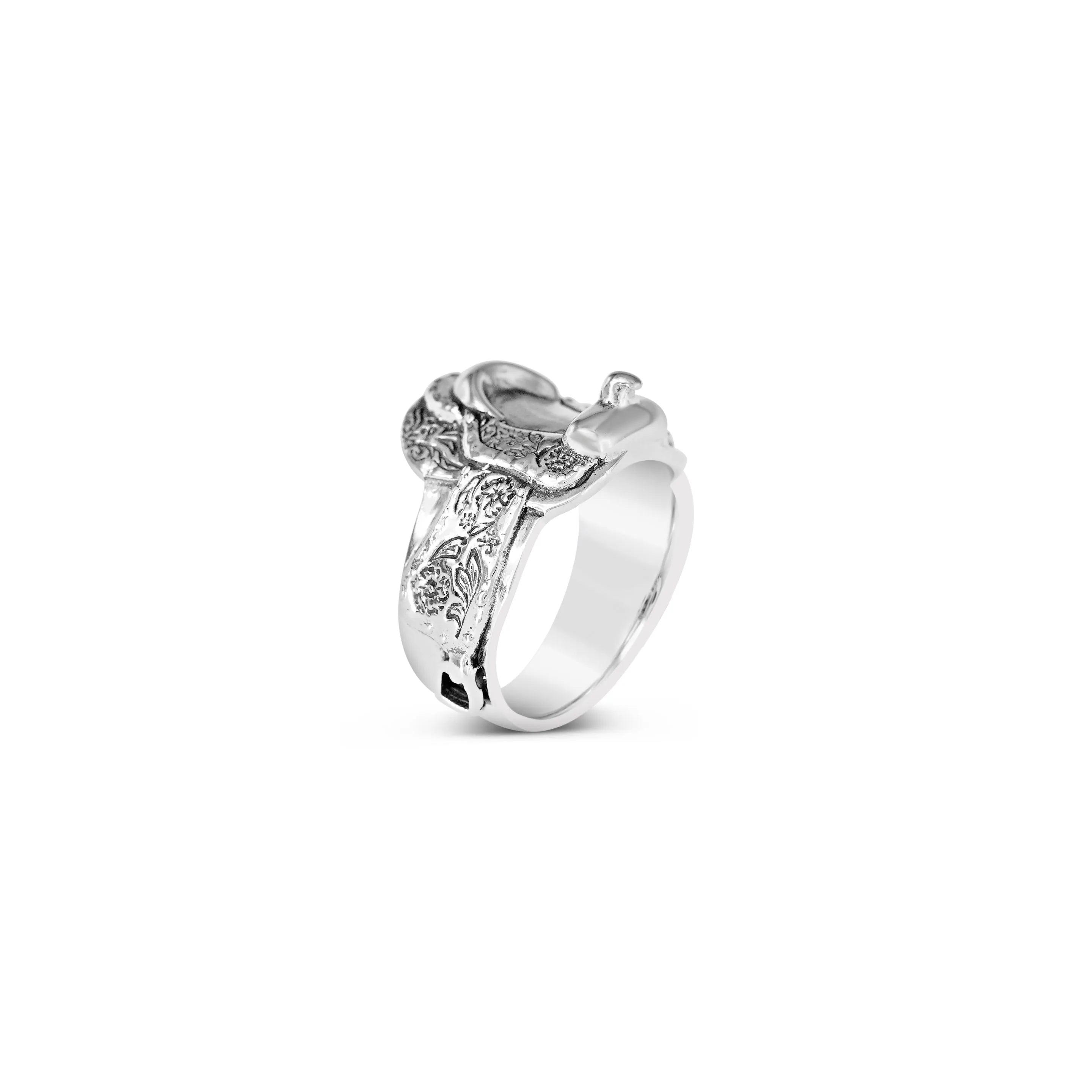 Western Horse Saddle Ring